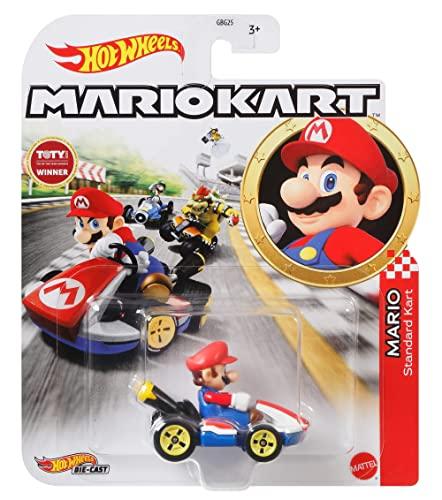 Hot Wheels Mario Kart, Sortimento de Carrinhos, Mattel - NÃO É POSSÍVEL ESCOLHER O PERSONAGEM