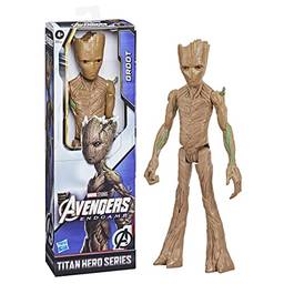 Boneco Marvel Avengers Titan Hero Series. Figura Articulada de 30 cm - Groot - F6012 - Hasbro