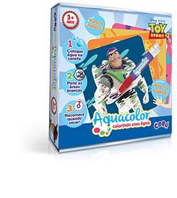Toy Story 4-Aquacolor -Colorindo com Água, Toyster Brinquedos, Colorido