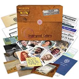 University Games Murder Mystery Party Case Files: Underwood Cellars Unsolved Mystery Detective Case File Game for 1 or More Players Ages 14 and Up