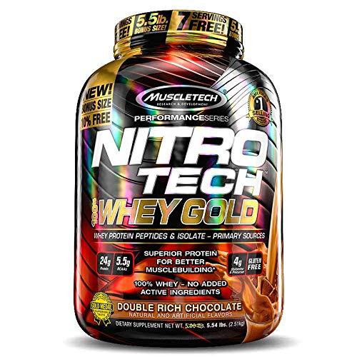 Nitro Tech 100% Whey Gold (2500g) MuscleTech-Double Chocolate