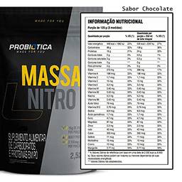 Massa Nitro No2 Refil (2, 52Kg), Probiótica