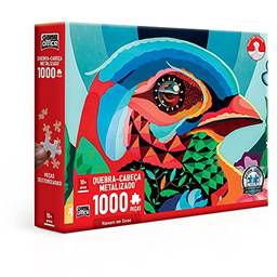 Toyster Brinquedos Pássaro em Cores - Quebra-cabeça Metalizado - 1000 peças, Multicolorido