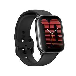 Amazfit Active Heart Rate Monitor buit in -Alexa Super-light Design Ultra-long 14-day Battery Life Smartwatch (Black)
