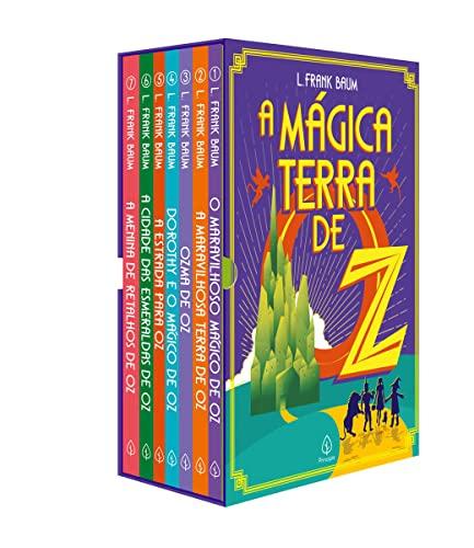 Box - A mágica Terra de Oz - vol. I - com sete livros e marcadores de páginas imantados