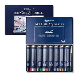 Eastdall Conjunto De Lápis De Cor,12/24/36/48/72 Conjunto profissional de lápis para aquarela Lápis de cor solúveis em água com caixa de metal