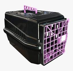 Caixa De Transporte Black N4 Cachorro Gato Cão Cor:rosa