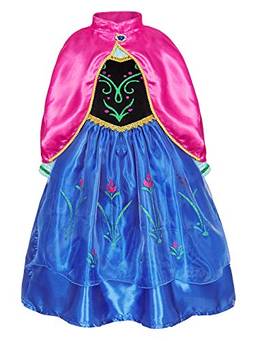 WonderBabe vestido feminino de mangas compridas com manto bordado em cores 130