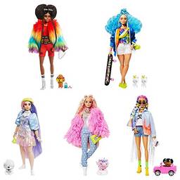 Barbie Fashionista Barbie Extra - APENAS 1 (UMA) BONECA - NÃO É POSSÍVEL ESCOLHER O PERSONAGEM