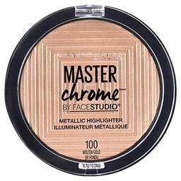 Iluminador Maybelline Master Chrome Face Studio 100 Gold