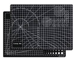 Insun Tapete de corte de costura autoreparável, acabamento em dupla face, tapete de corte para mesa de corte, preto, A3 de 3 mm de espessura