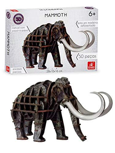 Quebra-Cabeça 3D Dino Mammoth 50 Peças