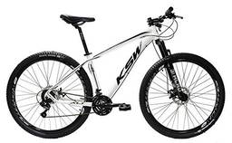 Bicicleta Aro 29 Ksw Aluminio Cambios Shimano 21 Marchas (Branco/Preto, 21)