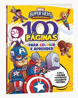 Marvel 100 Paginas Para Colorir Super Hero
