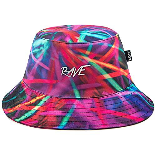 Chapéu Bucket Hat MXC BRASIL Estampado Rave Rolê Psicodélico REF271
