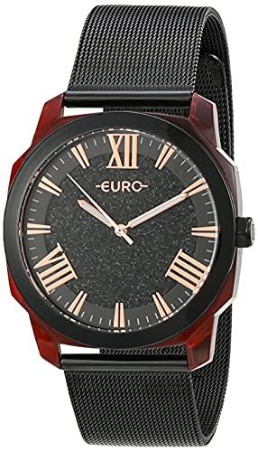 Relógio, Analógico, Euro, EU2035YSS/7P, feminino, Preto