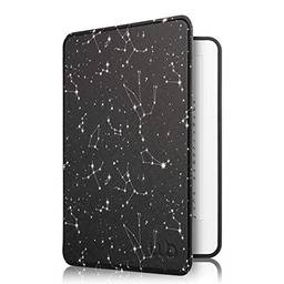Capa Kindle Paperwhite à Prova D'água WB - Ultra Leve Auto Hibernação Sensor Magnético Silicone Flexível Constelação