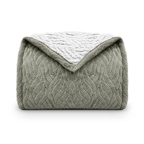 Cobertor Sherpa Glamour Casal 1,80x2,20 - Appel - Cinza
