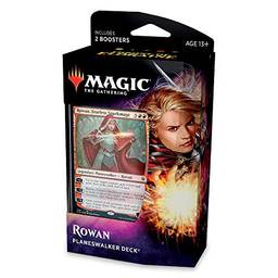 Magic: The Gathering Throne of Eldraine Rowan, Fearless Sparkmage Planeswalker Deck | Pronto para jogar | Baralho inicial de 60 cartas