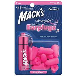 Mack's 33732009379 Dreamgirl Tampões de ouvido de espuma macia para mulheres, 7 peças