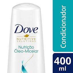 Condicionador Dove Nutrição Óleo Micelar 400 ML, Dove, Branco