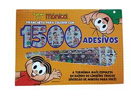 Turma Da Mônica - Prancheta para colorir com 1500 Adesivos - Vol.1