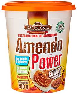 Amendopower Pasta Amendoim Crunchy Granulado Zero 500G
