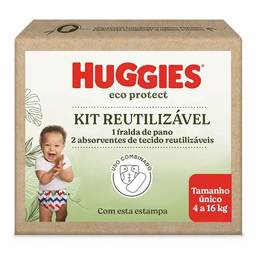 Huggies Kit Fralda Reutilizável Eco Protect - Listrado