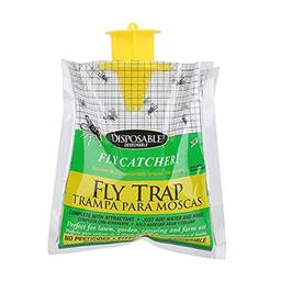 Sunbaca Armadilha para moscas descartável e prático e efetivo para controle de pragas Armadilha para insetos Não tóxico estilo de suspensão Catcher Bolsa para armadilhas para moscas