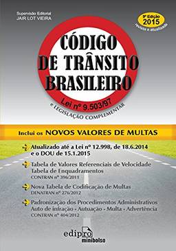 Código de Trânsito Brasileiro. Lei Nº 9.503/ 97 - Livro de Bolso