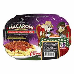 Ipet Foods Macaroni Fusilli 25G IPET para Todas Todos os tamanhos de raça Todas as fases - Sabor Carne