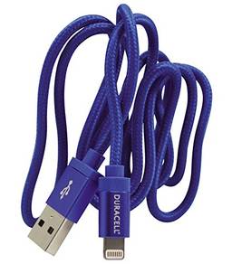Cabo USB para Lightning 90 cm, Duracell, LE2143, Azul