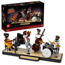 21334 LEGO® Ideas Quarteto de Jazz; Kit de Construção para Adultos que Adoram Música (1606 peças)