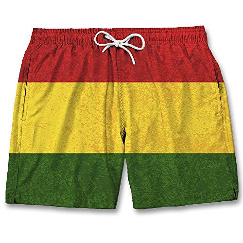 Shorts De Praia Estampado Reggae - Nexstar (G, COLORIDO)