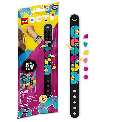 LEGO® DOTS Bracelete Gamer com Adornos 41943 Kit de Bracelete DIY (37 Peças)
