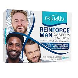 Reinforce Man Cabelos e Barba 30 capsulas