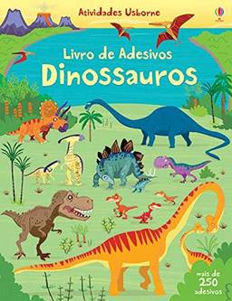 Dinossauros : Livro de adesivos