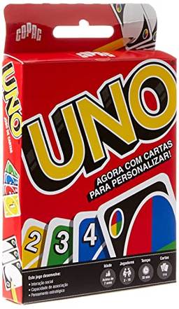 Kit Jogo de cartas Uno Copag - 98190 - 114 Unidades