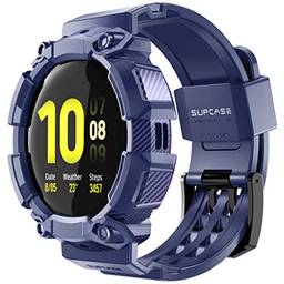 Pulseiras SUPCASE [Unicorn Beetle Pro] para Galaxy Watch Active 2 [44 mm] versão 2019 (Azul marinho)