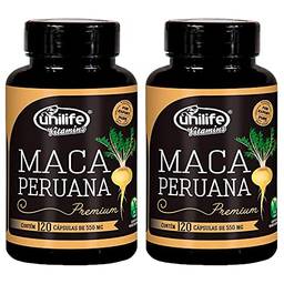 Maca Peruana Premium 2 unidades de 120 Cápsulas Unilife 100% Pura