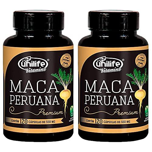 Maca Peruana Premium 2 unidades de 120 Cápsulas Unilife 100% Pura