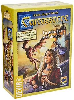 Carcassonne a Princesa e o Dragão 2ª Edição Expansão - Devir