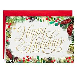 Hallmark Cartões de Natal em caixa, vegetação festiva (40 cartões e envelopes)