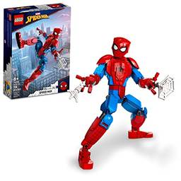 LEGO® Marvel Figura de Spider-Man – kit de construção; modelo realista para brincar e expor para crianças de idade 8+