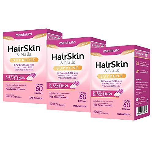 Hair Skin & Nails Supreme - 3 unidades de 60 Cápsulas - Maxinutri