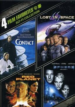 4 Film Favorites: Sci-Fi (Contact, Lost in Space, Red Planet, Sphere)
