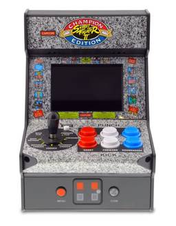 Cabine Portatil Retrô Colecionavel Street Fighter II Champion Edition Micro Player