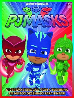 PJ Mask - Colorir oficial - Extra: Diversão de emoção com a turminha em muitos desenhos para pintar!