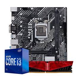 Kit Upgrade Gamer, Intel I3 10100F + H510M + 8GB DDR4