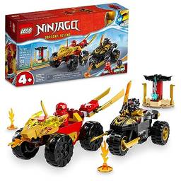 LEGO Set Ninjago 71789 Batalha de Carro e de Mota de Kai e Ras 103 peças
